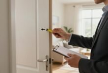 how to determine door swing